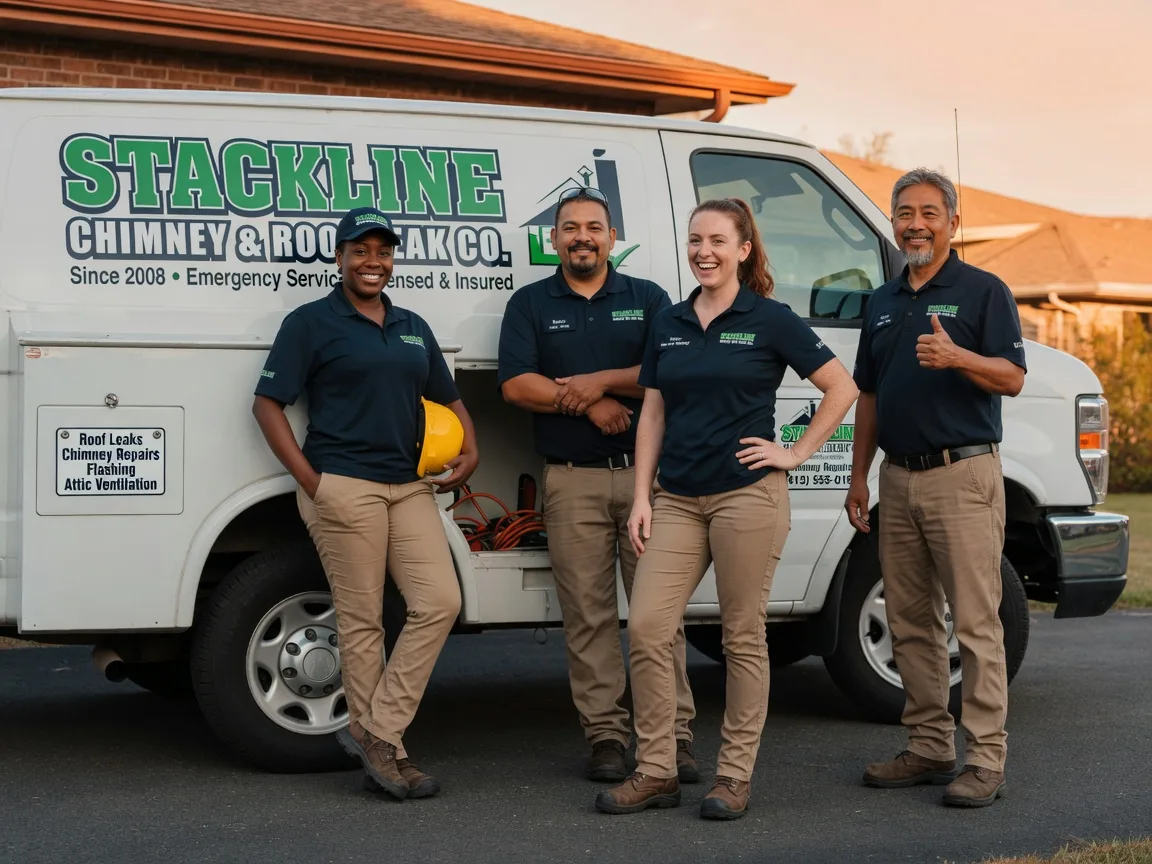 Chimney flashing repair company in Tony, WI